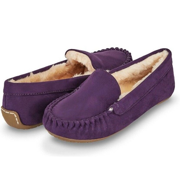 Floopi Shoes - Floopi Fur Lined Moccasin Purple
